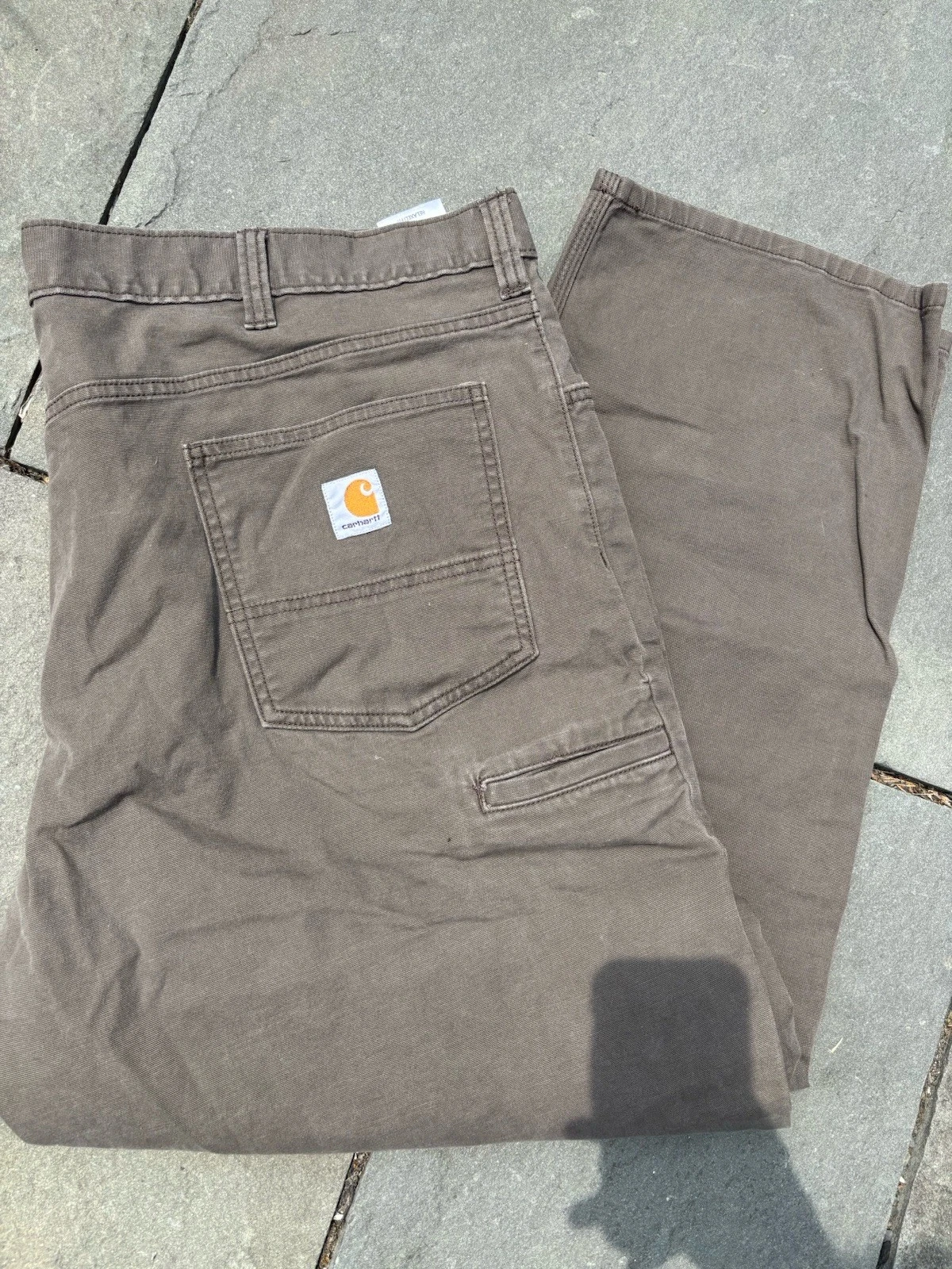 Carhartt Rugged Flex Rigby Dungarees Work Pants Men's 44x30 Grav