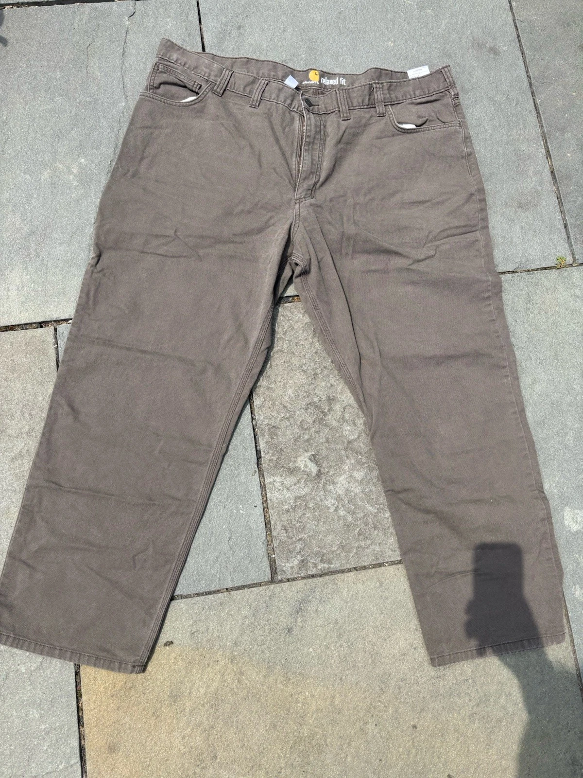 Carhartt Rugged Flex Rigby Dungarees Work Pants Men's 44x30 Grav - photo 2