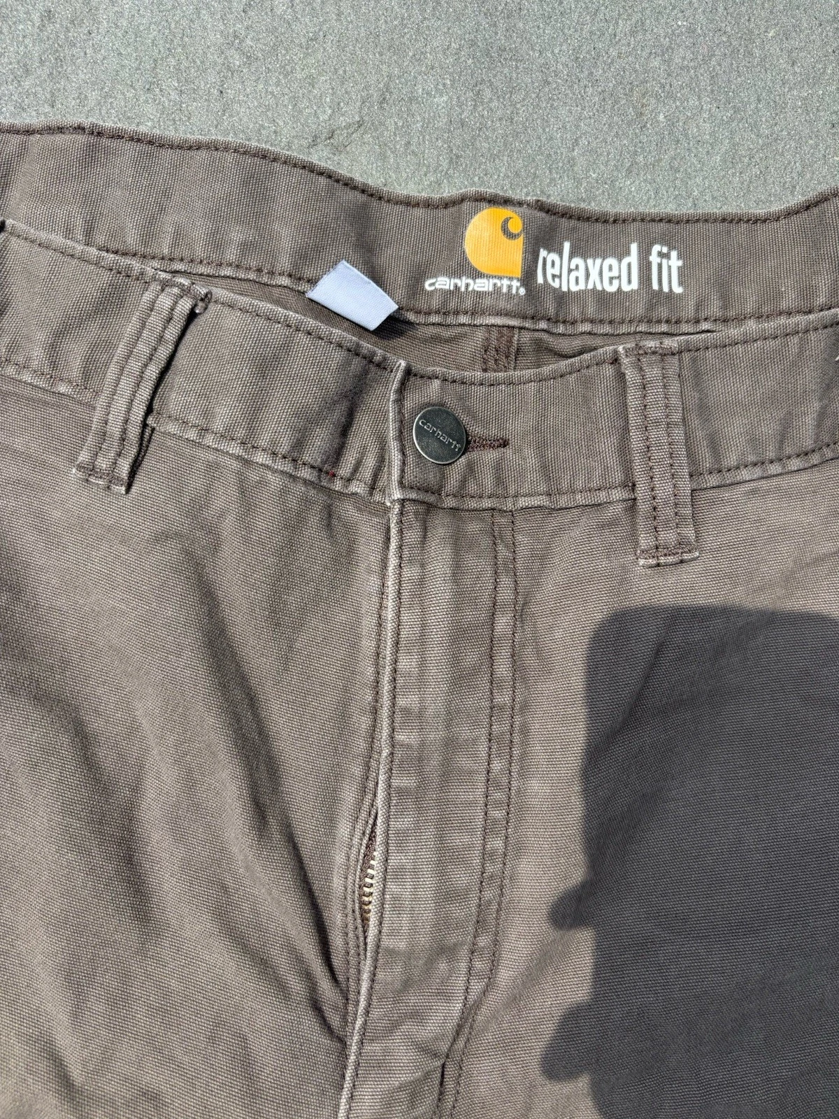 Carhartt Rugged Flex Rigby Dungarees Work Pants Men's 44x30 Grav - photo 3