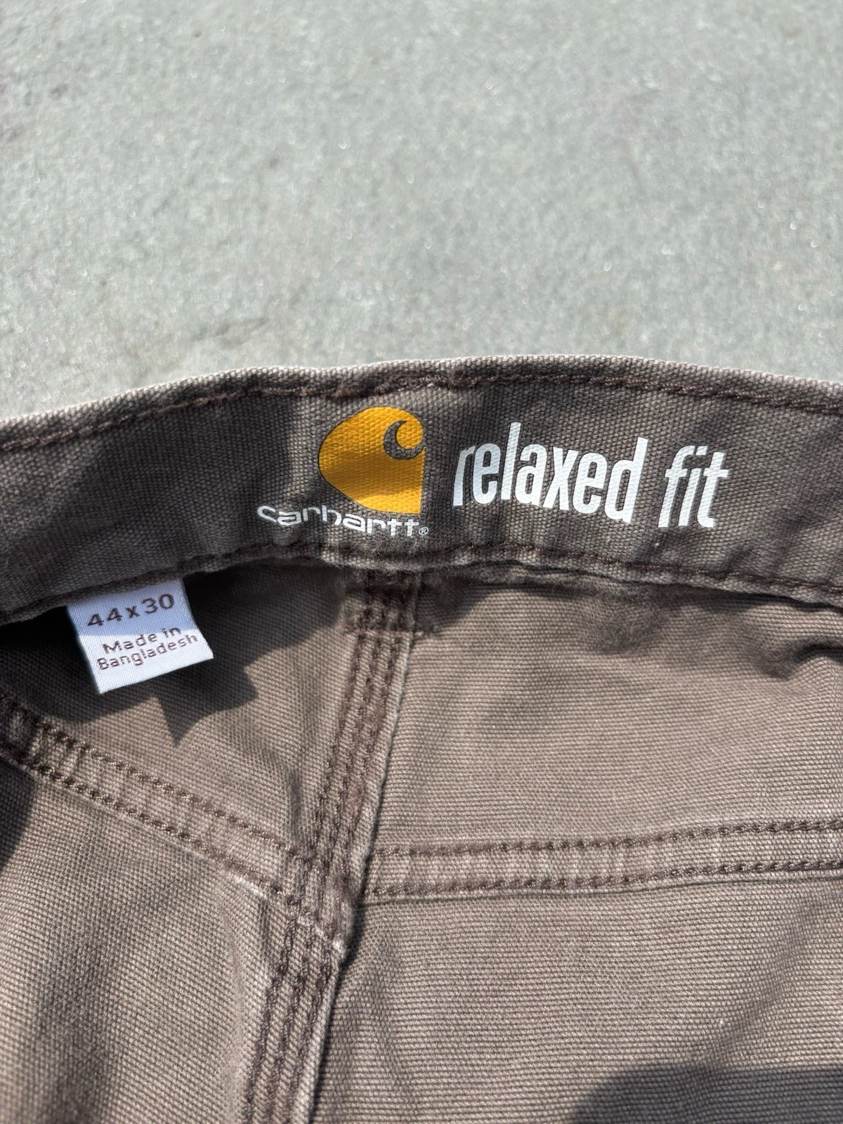 Carhartt Rugged Flex Rigby Dungarees Work Pants Men's 44x30 Grav - photo 5