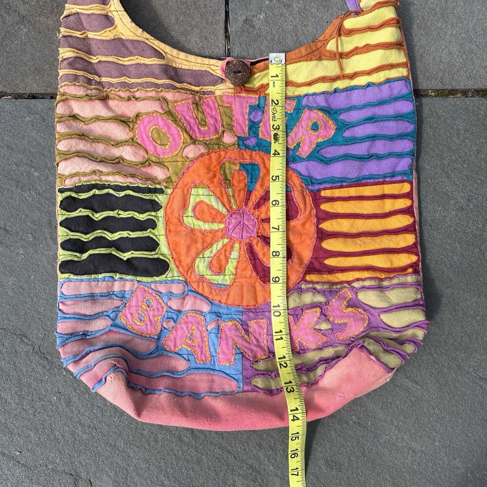 Unique Outer Banks Hand-Embroidered Hobo Bag - photo 3