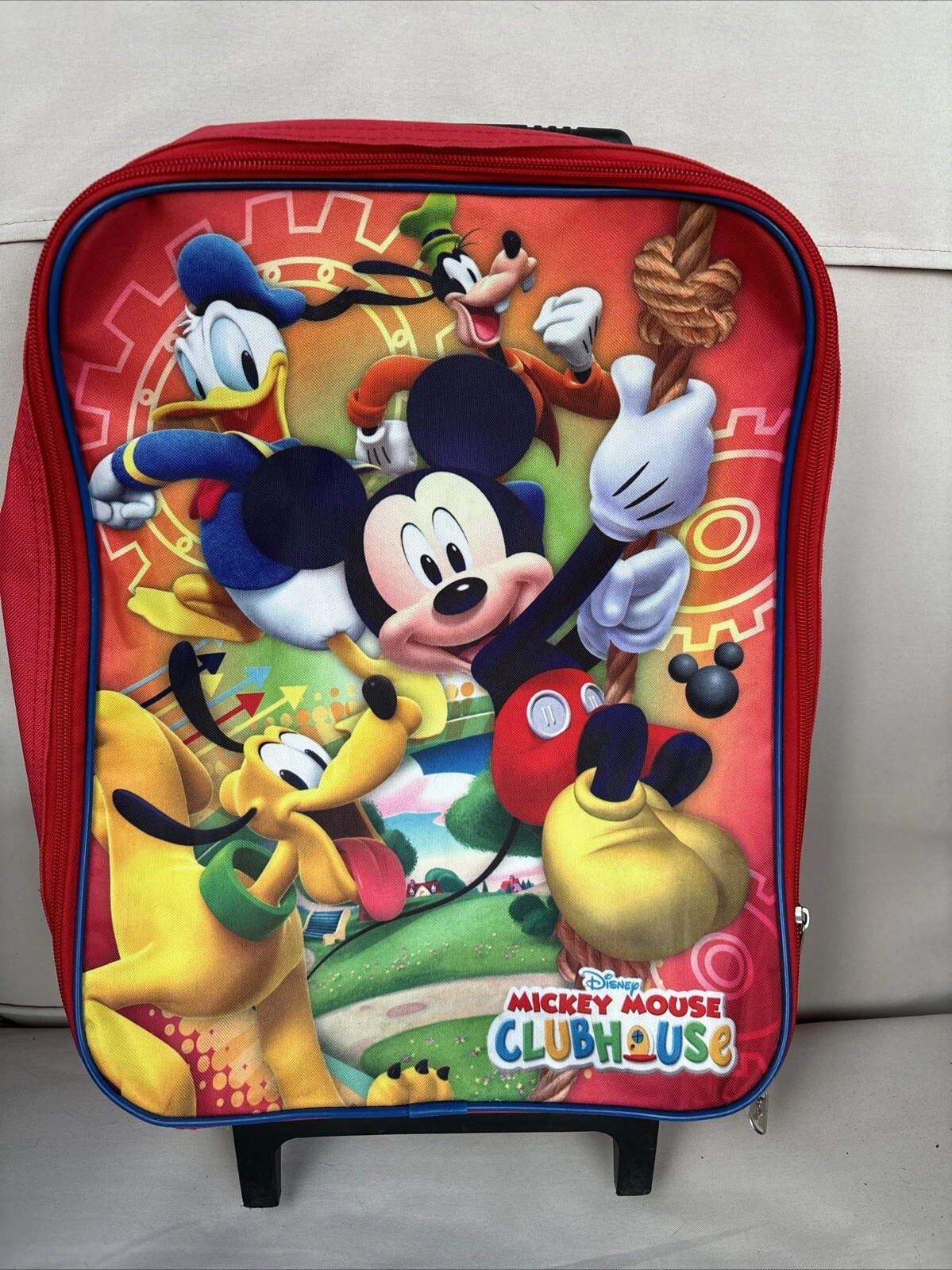 Disney’s Mickey Mouse Clubhouse Rolling Backpack Little Use