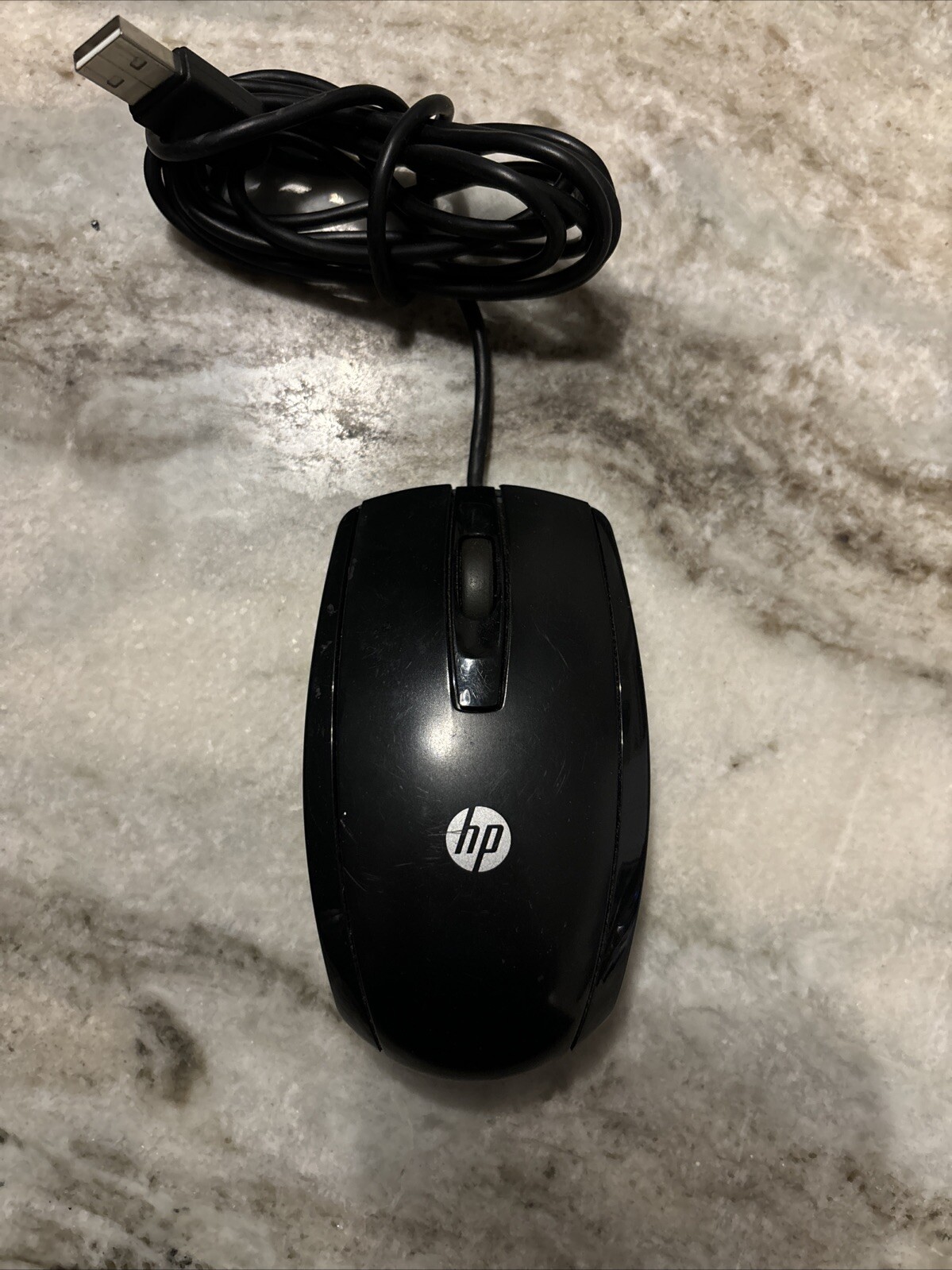 HP USB Optical Mouse - Black (QY777AA)