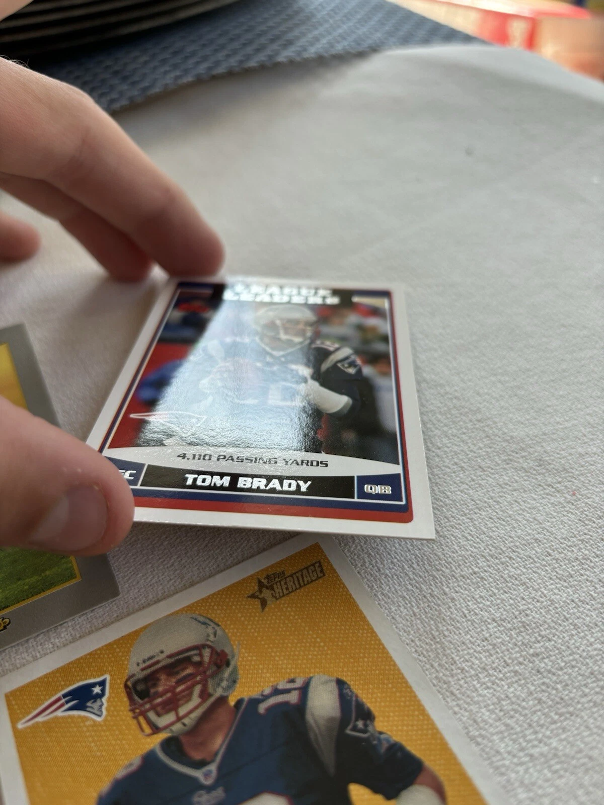 3 Tom Brady Base Cards: 2006 and 2005 - photo 4