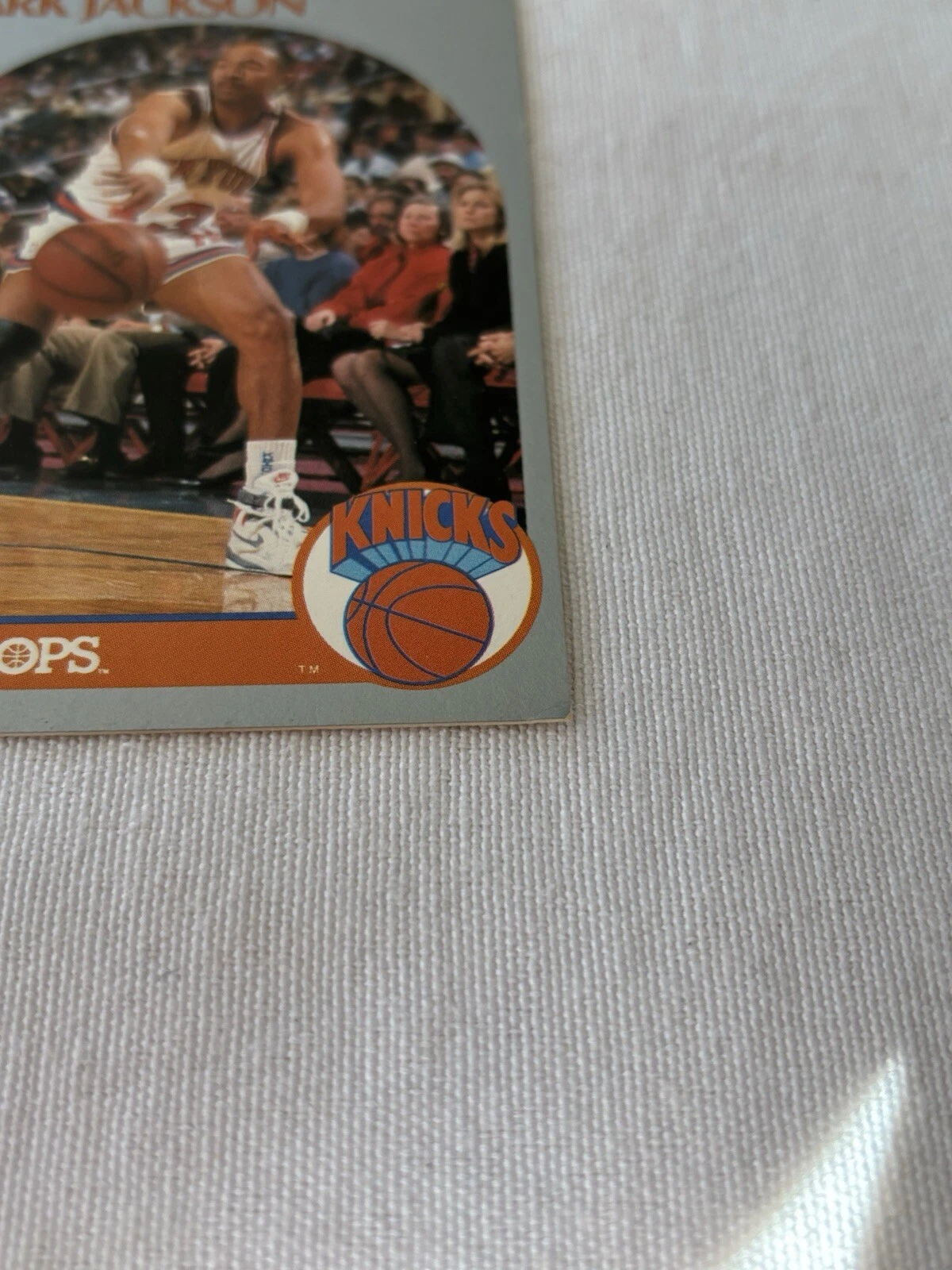 1990-1991 NBA HOOPS MARK JACKSON KNICKS #205 - photo 3