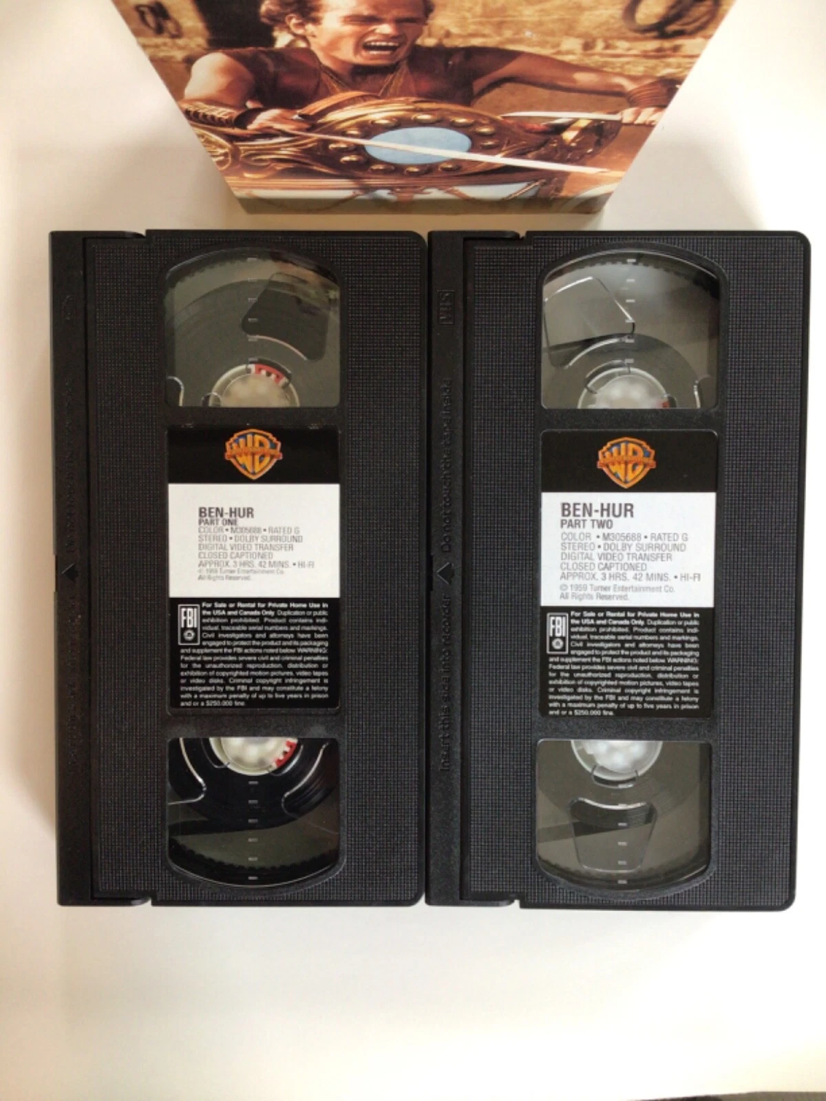 Charlton Heston Ben-Hur VHS Deluxe Widescreen - photo 2