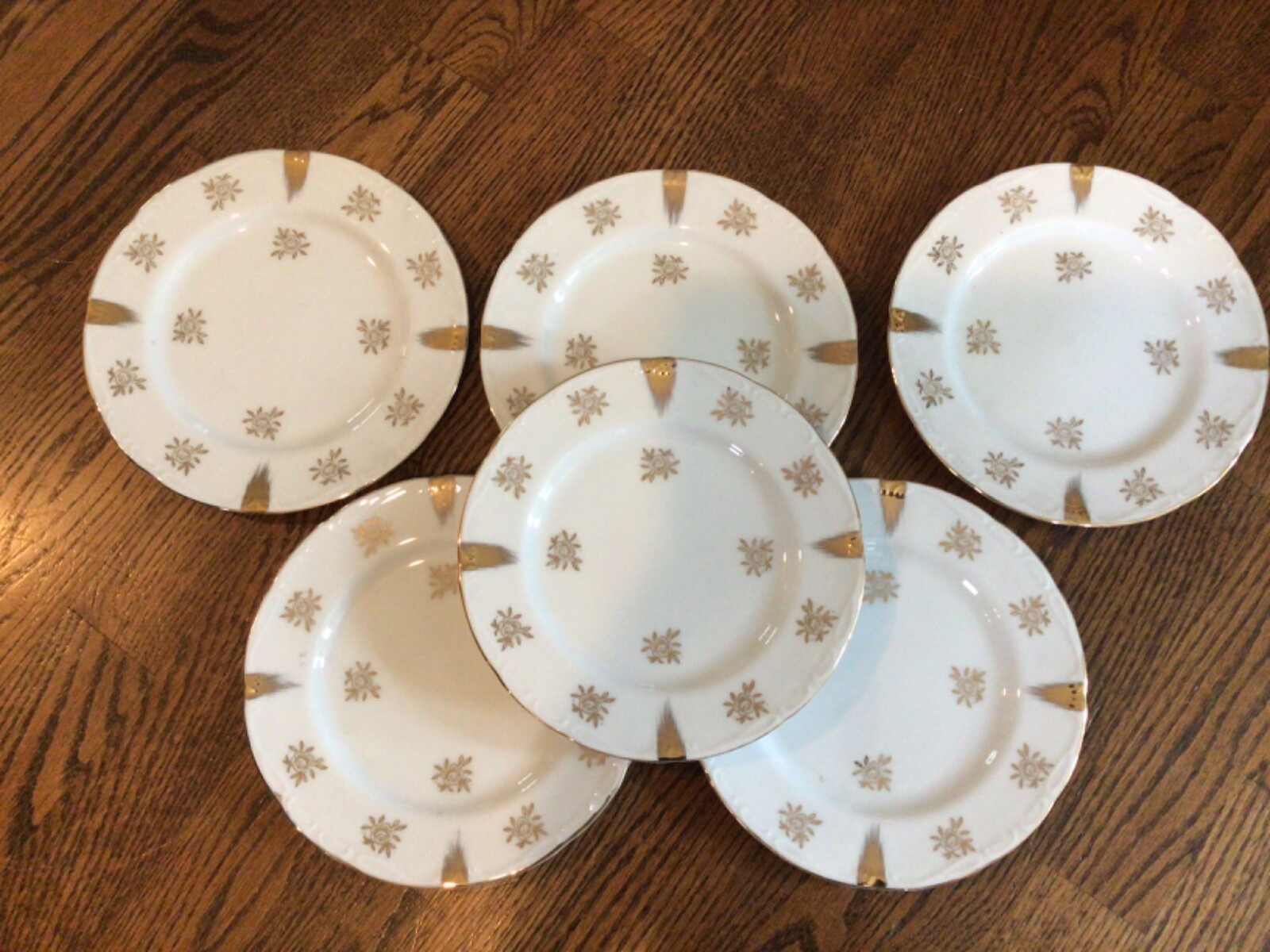 6 Unlabeled Porcelain Japanese Plates 44/340 - photo 3