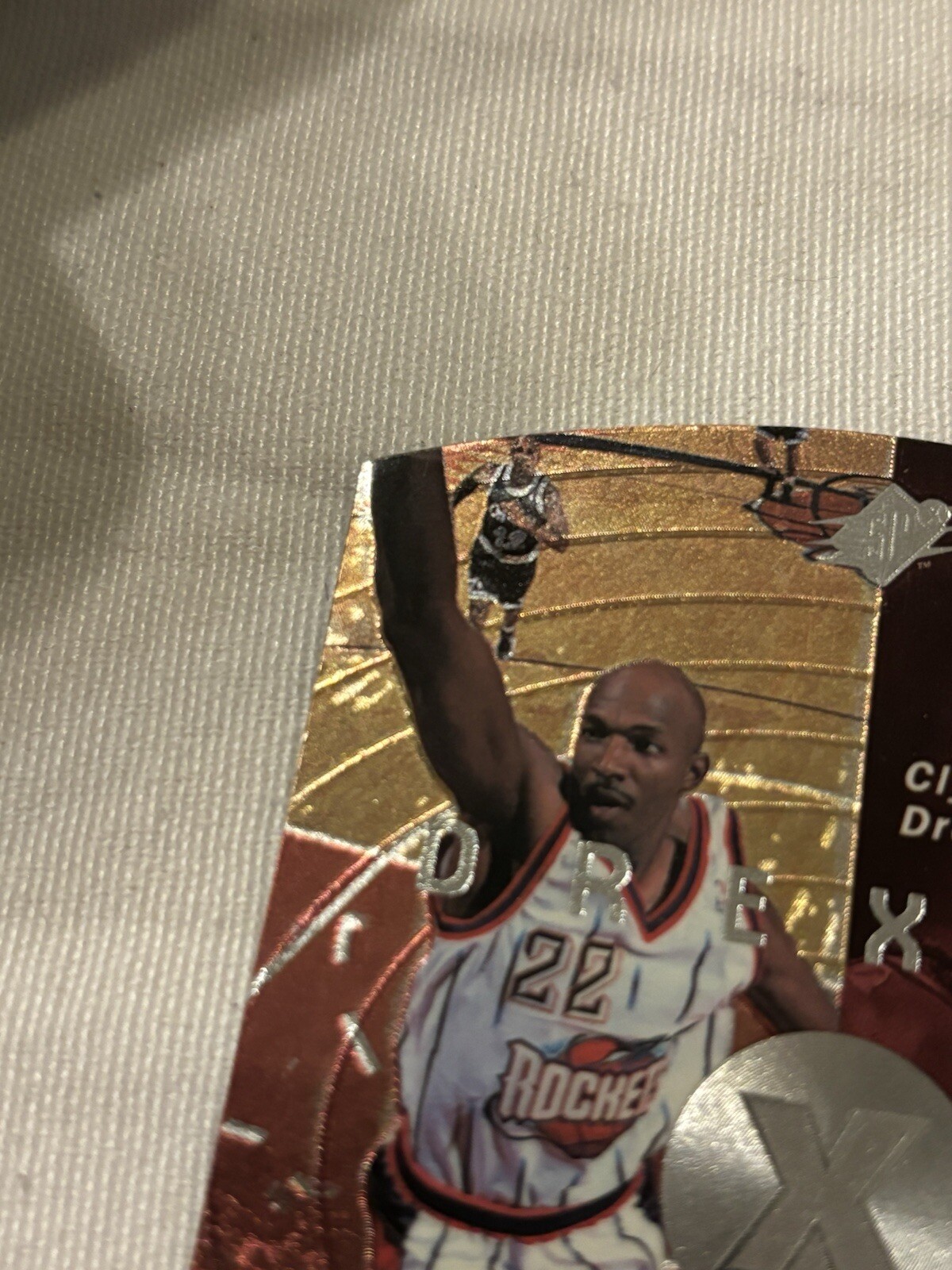 1997-98 SPx #16 Clyde Drexler Basketball Card - photo 3