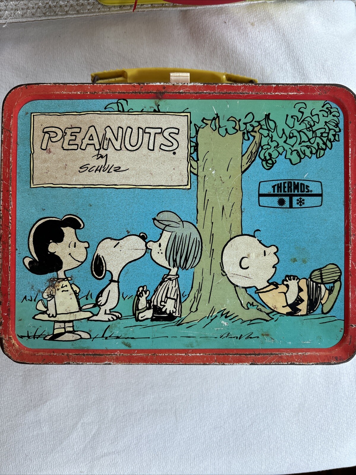 Peanuts Lunch Box by Schulz 1973 No Thermos