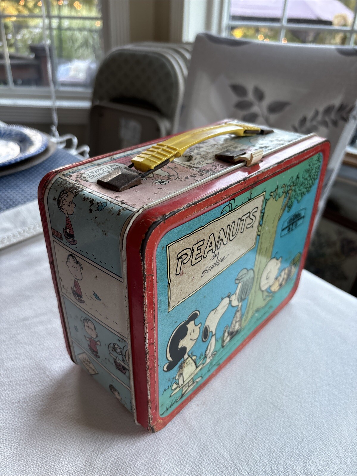 Peanuts Lunch Box by Schulz 1973 No Thermos - photo 2