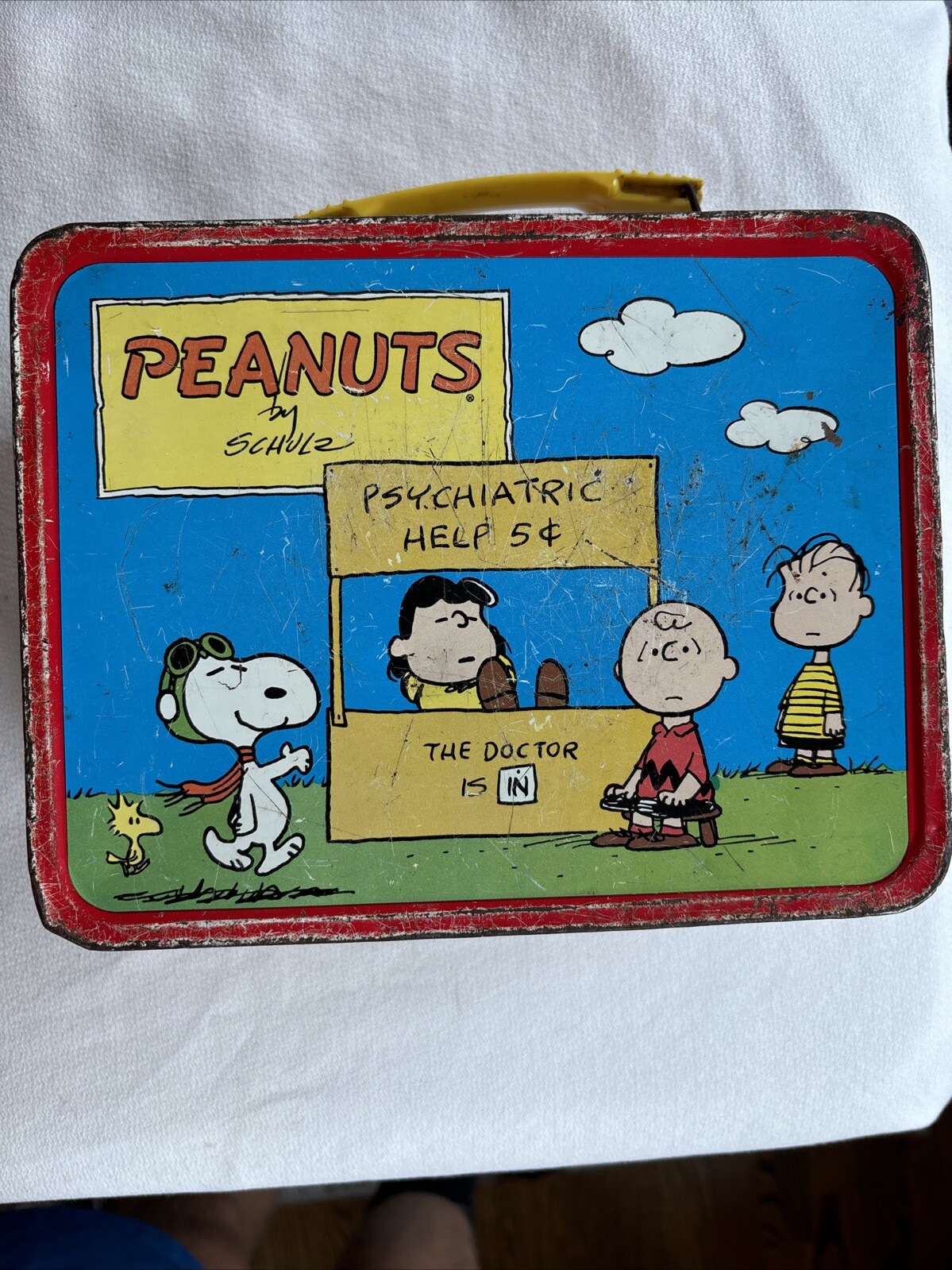 Peanuts Lunch Box by Schulz 1973 No Thermos - photo 4