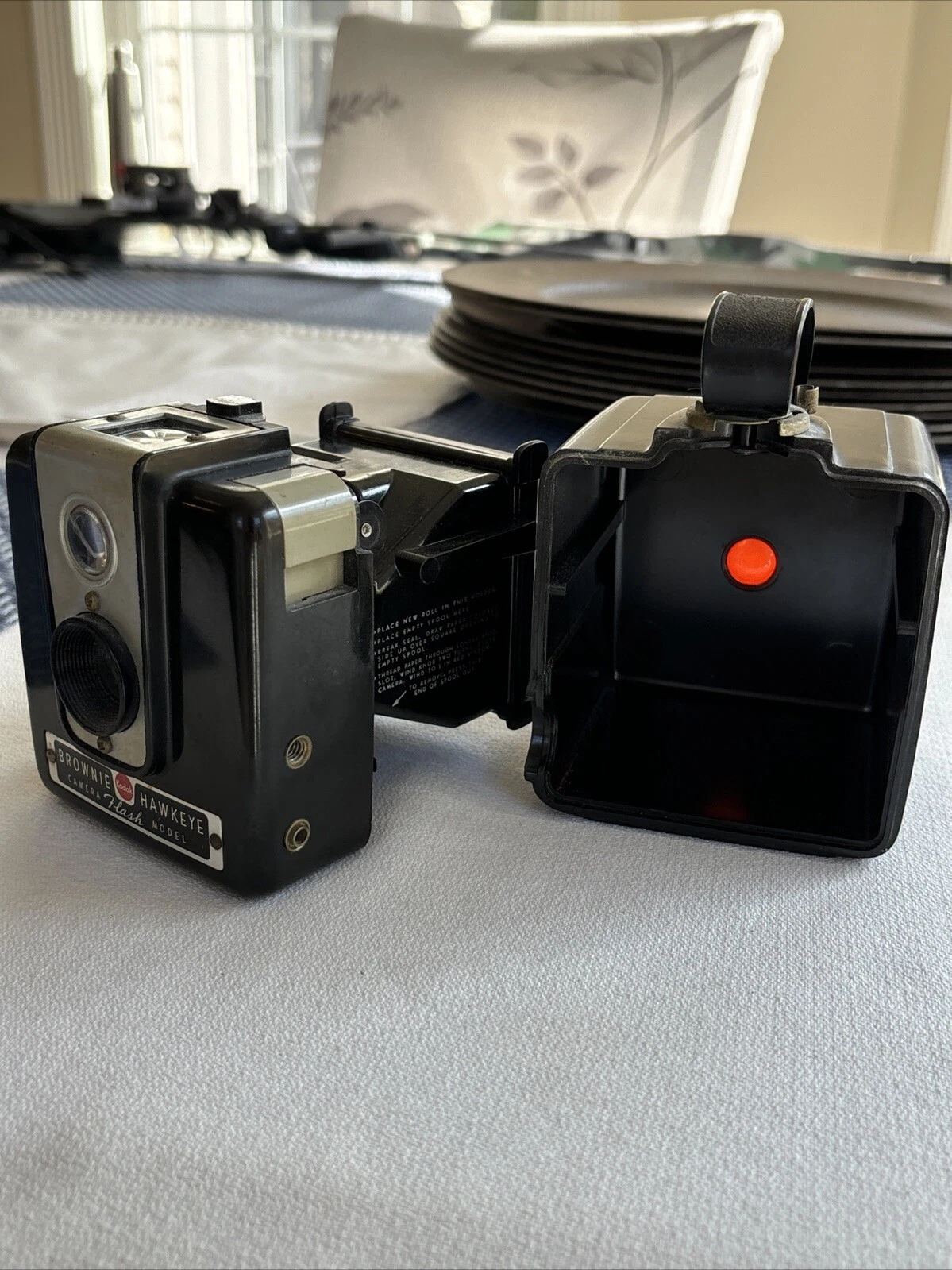 Brownie Hawkeye Flash Model Camera Kodak Untested Vintage - photo 4