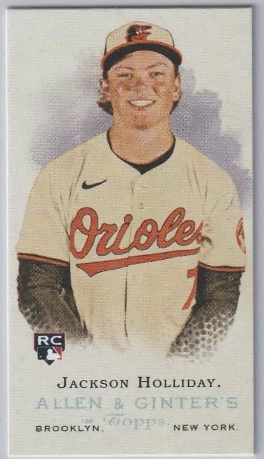 2024 Allen & Ginter Jackson Holliday Rookie Design Variation Min