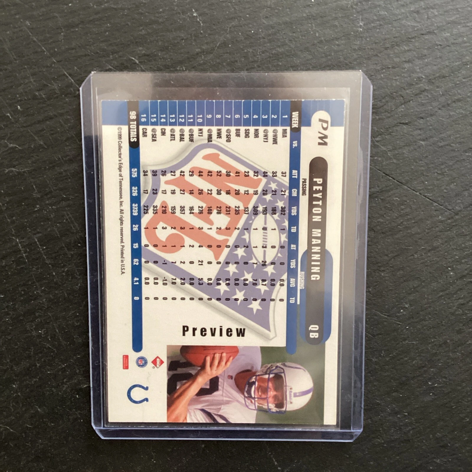 Peyton Manning Edge Supreme 1999 - photo 2