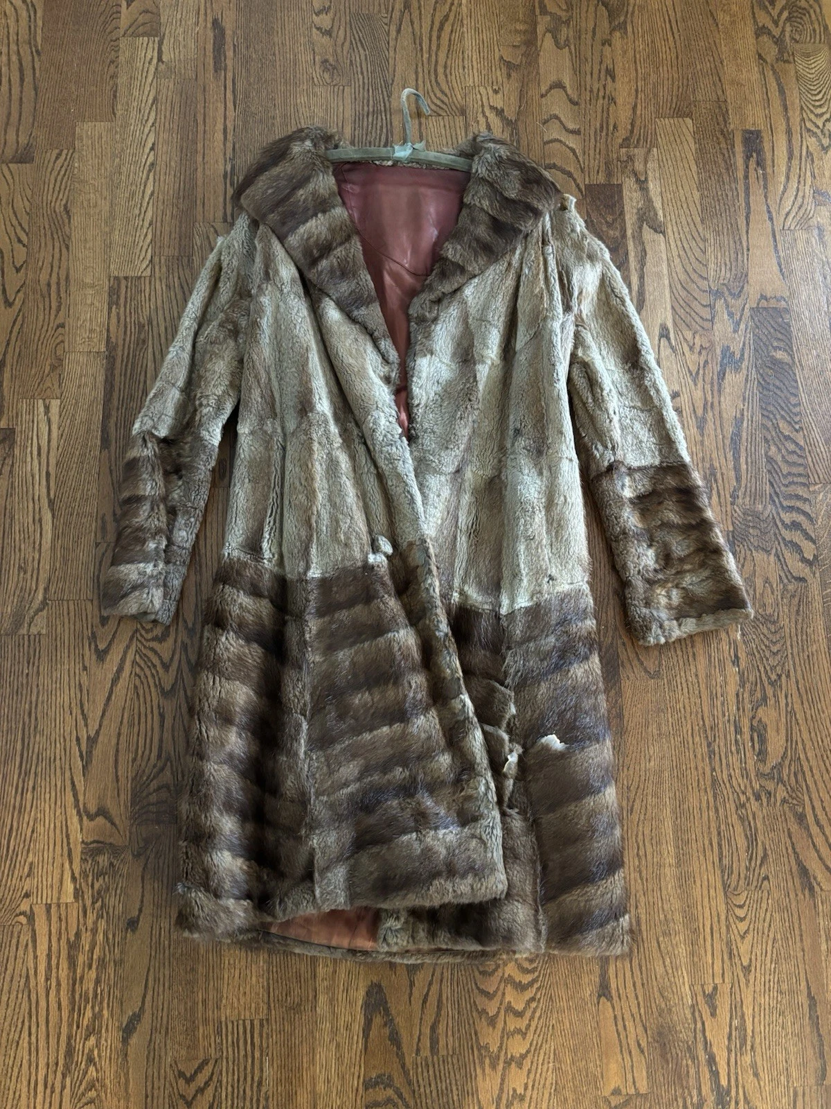 Vintage 1900s Muskrat/Coyote Fur Women's Jacket