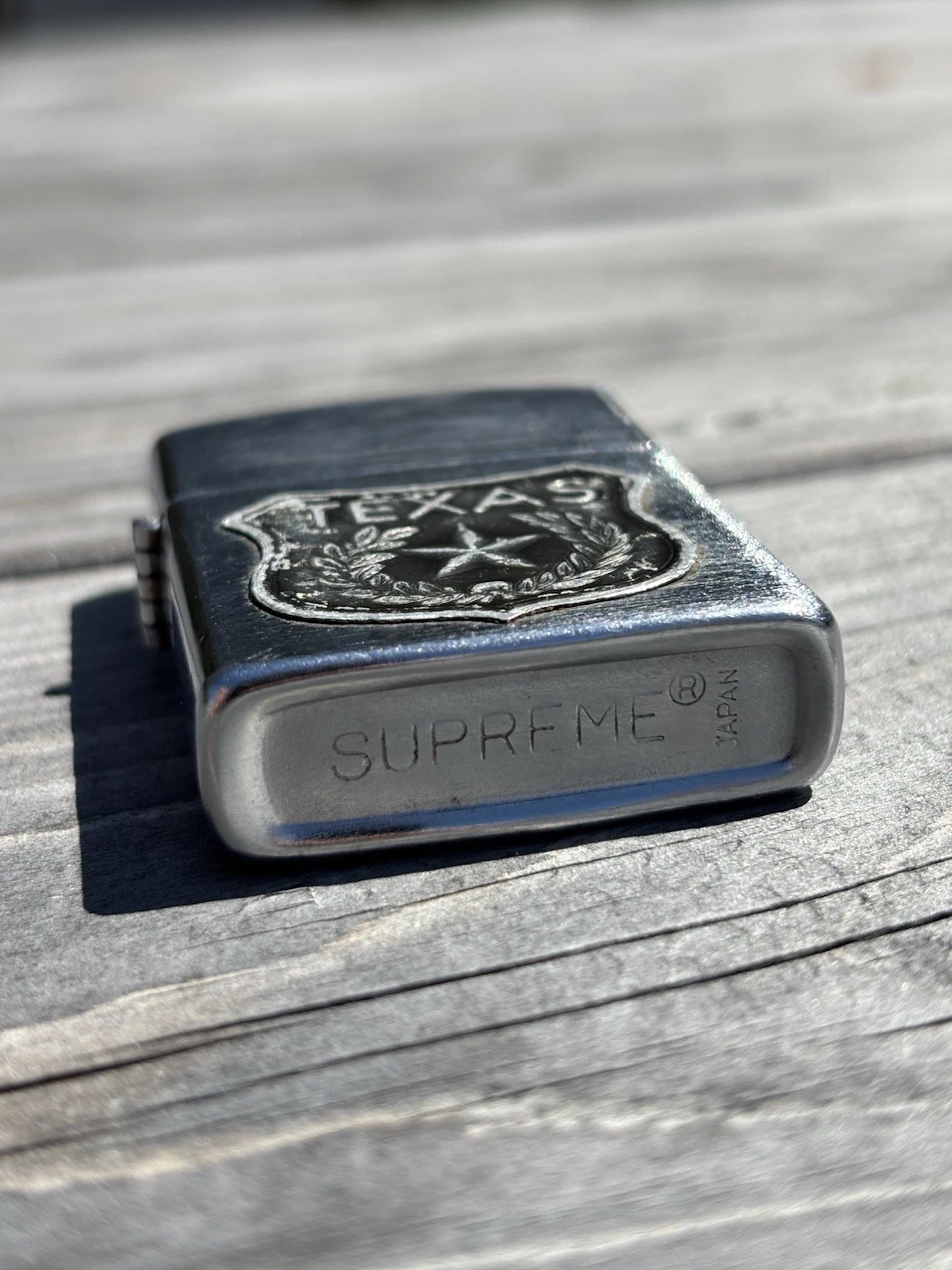 Vintage Supreme Texas Star Emblem Lighter - photo 3