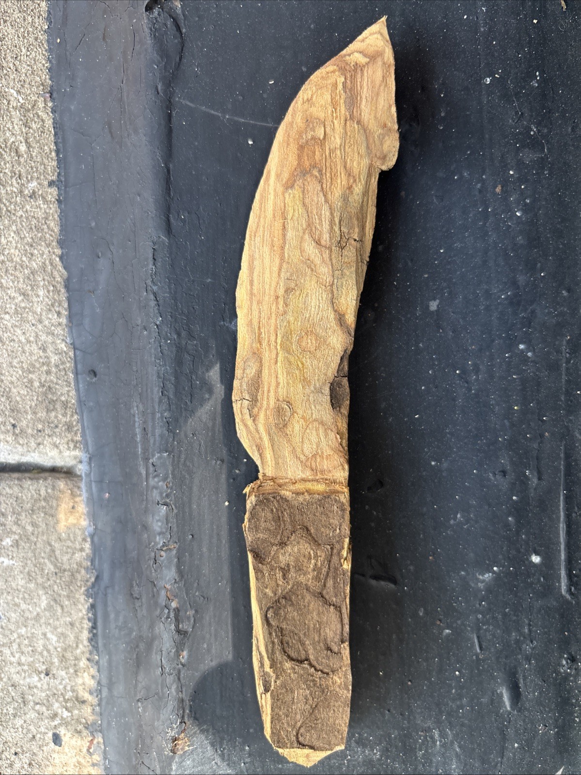 1/1 Handmade Fully Wooden Decorative Knife - photo 2