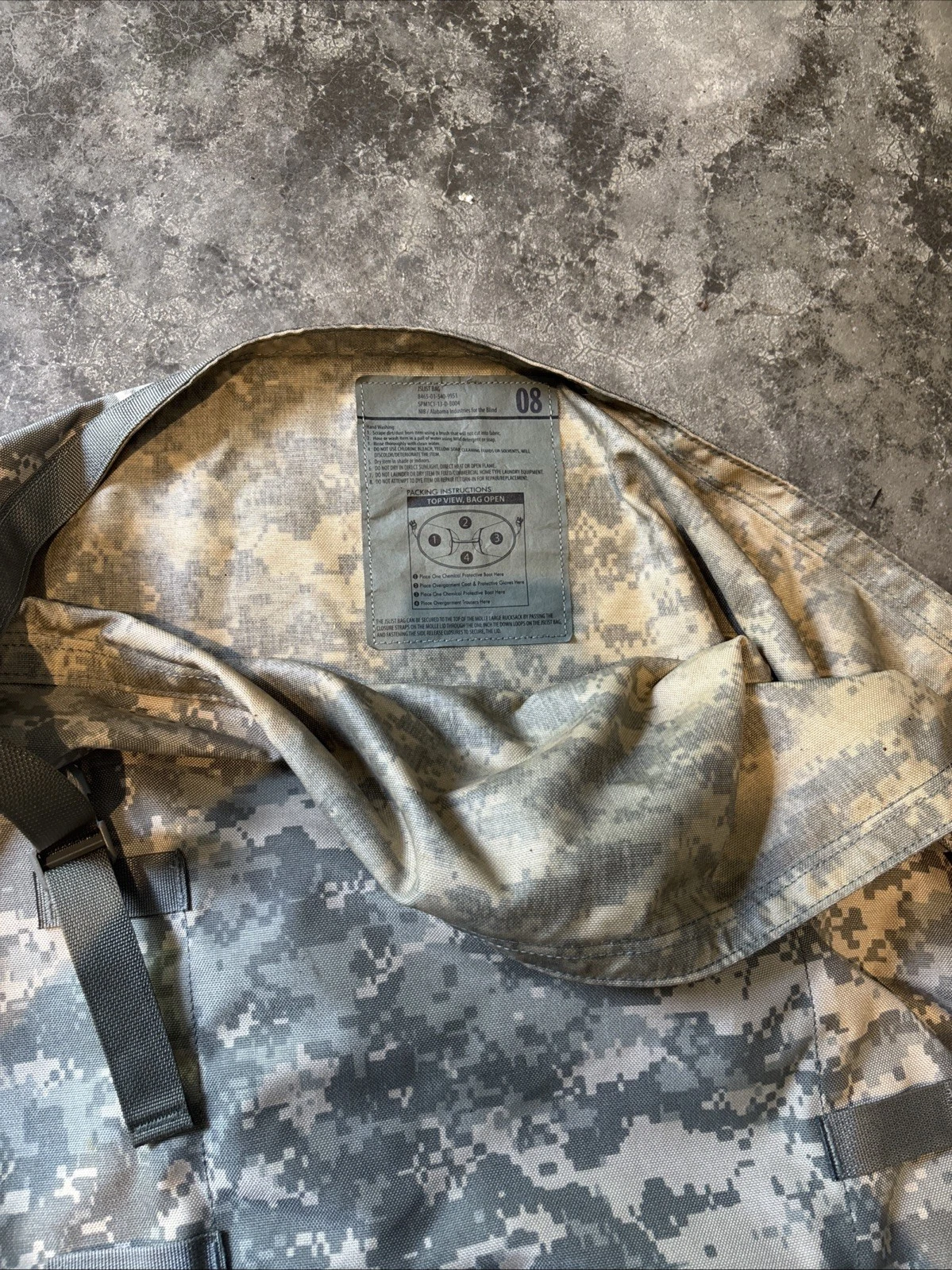 US Military Backpack ACU Digital Camo - photo 5