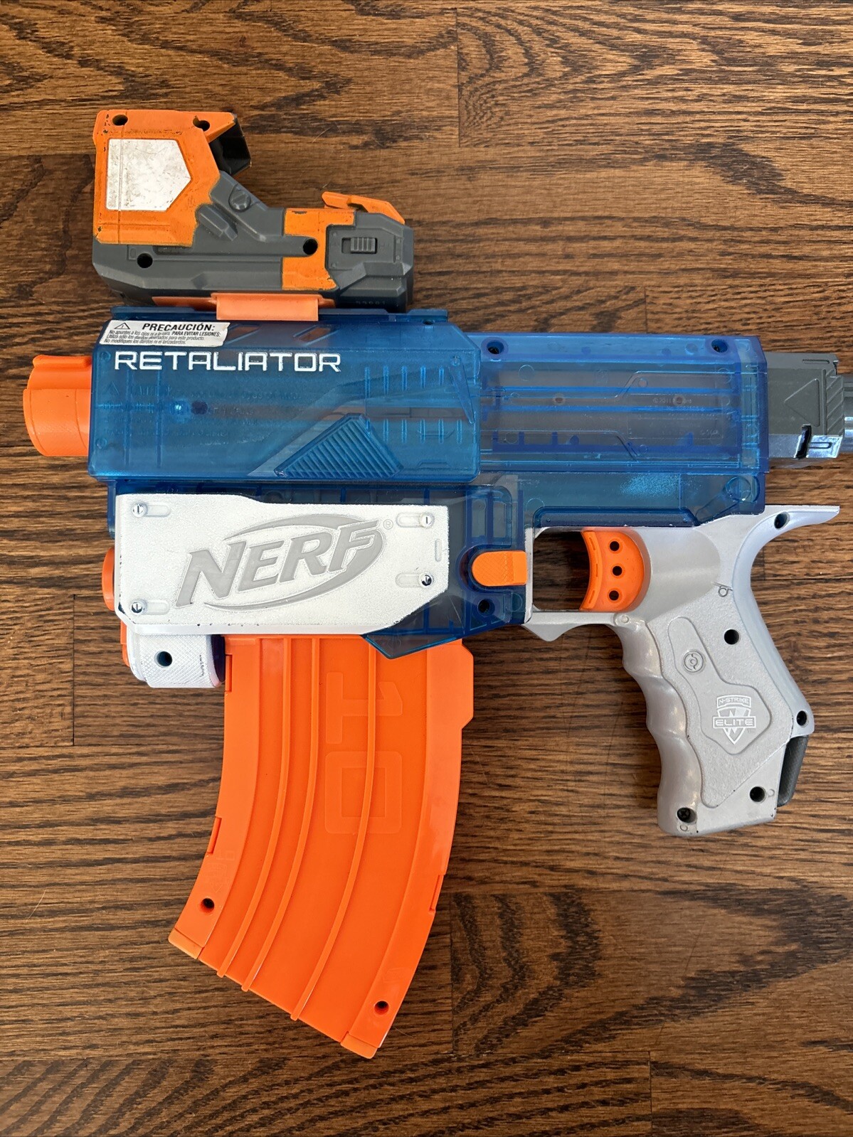 NERF N-Strike Elite Sonic Ice Retaliator With Working Red Dot Si