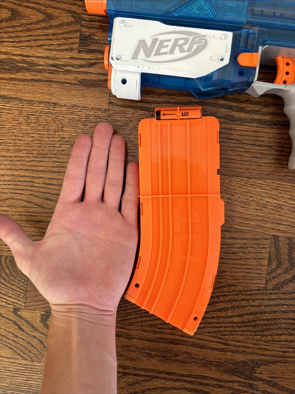 NERF N-Strike Elite Sonic Ice Retaliator With Working Red Dot Si - photo 3