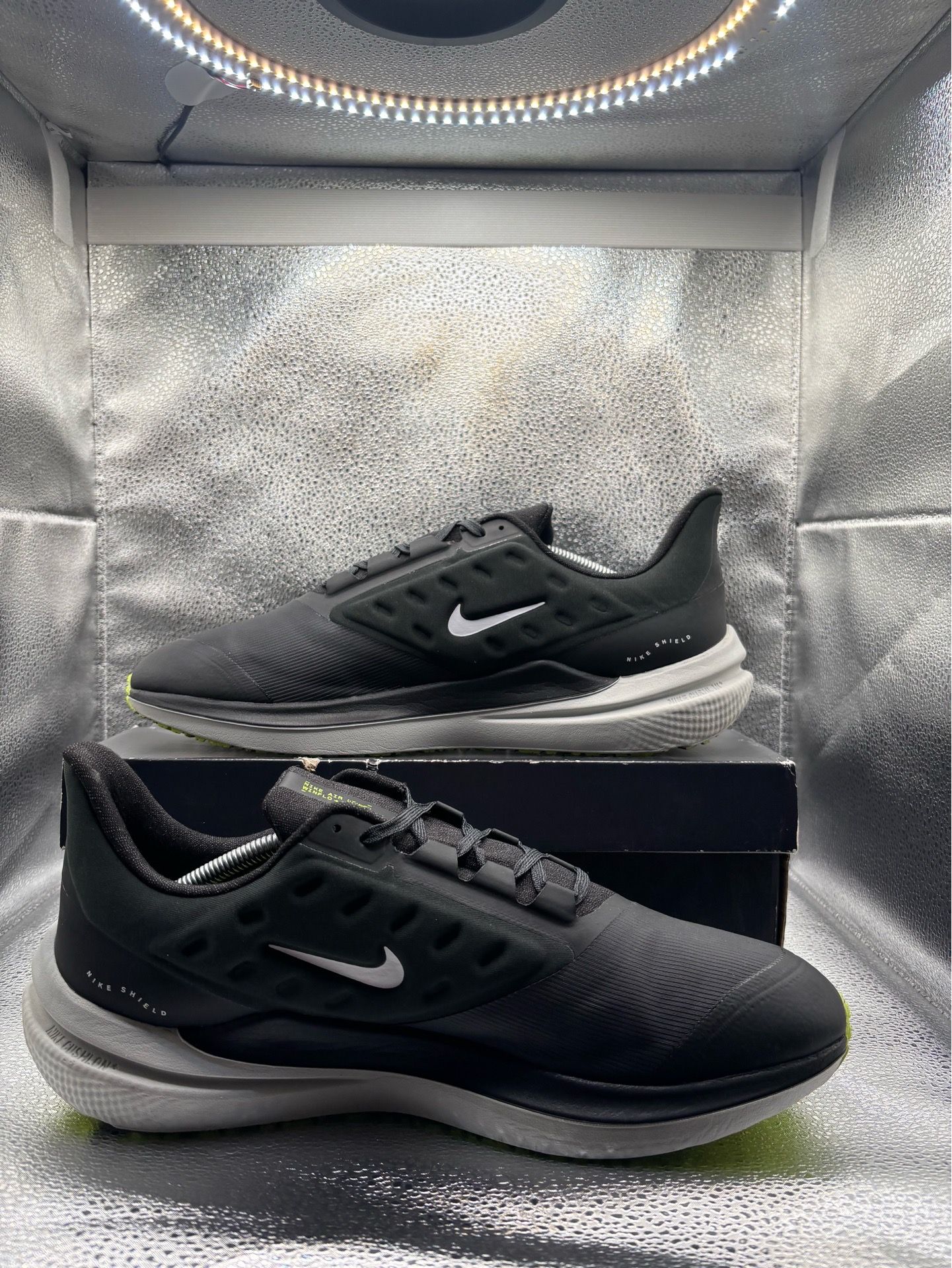 Nike Air Winflo 9 Shield Black Green - photo 5