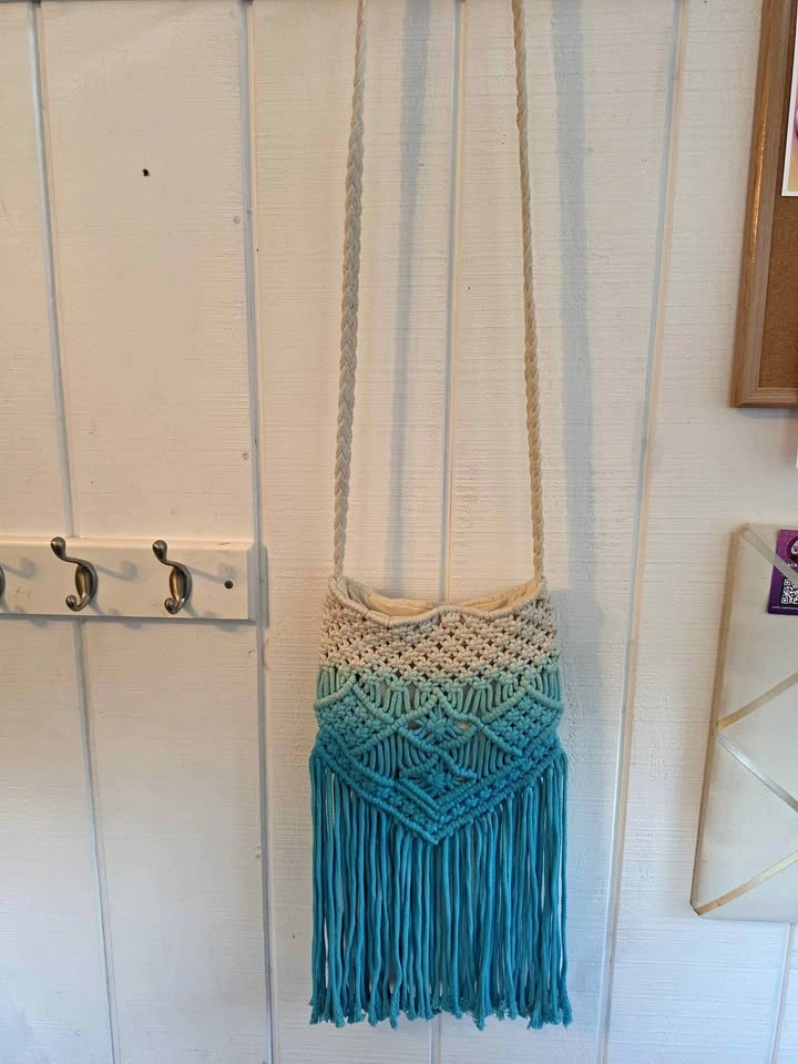 Boho Macrame Crossbody Purse