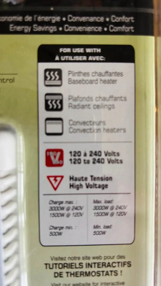 Brand New Digital Thermostat for Electric Baseboard Heaters - photo 3