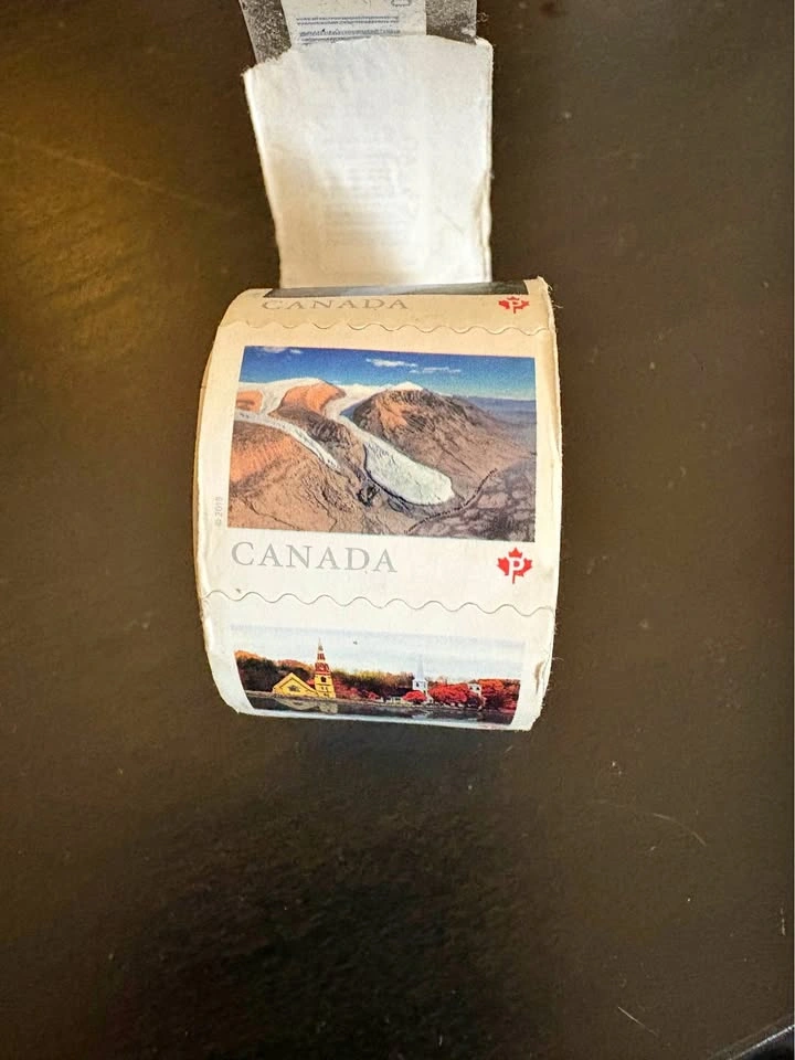 Roll of Canadian Stamps - "P"