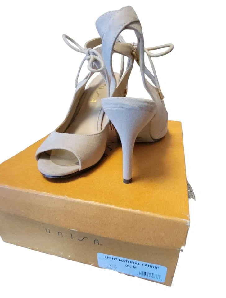 Nude Suede High Heels - photo 2