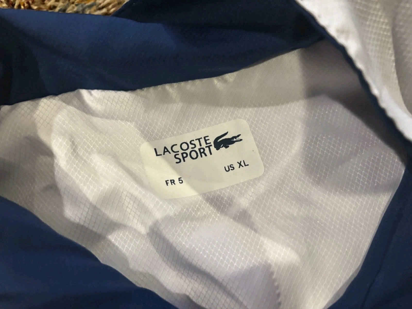 Lacoste Sport Mens Tracksuit Size L White Blue - photo 4