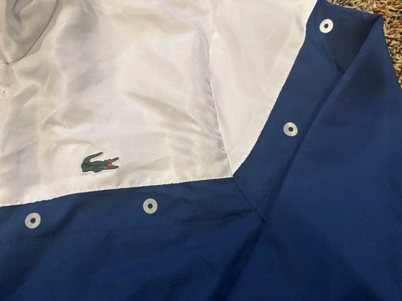 Lacoste Sport Mens Tracksuit Size L White Blue - photo 5
