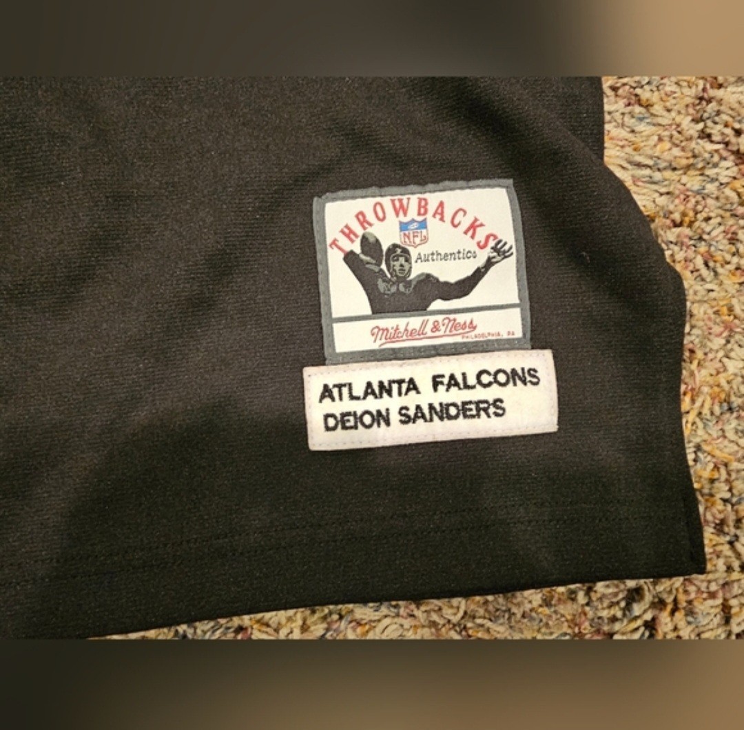 Mitchell & Ness Atlanta Falcons Deion Sanders Jersey Size 54 (RE - photo 2