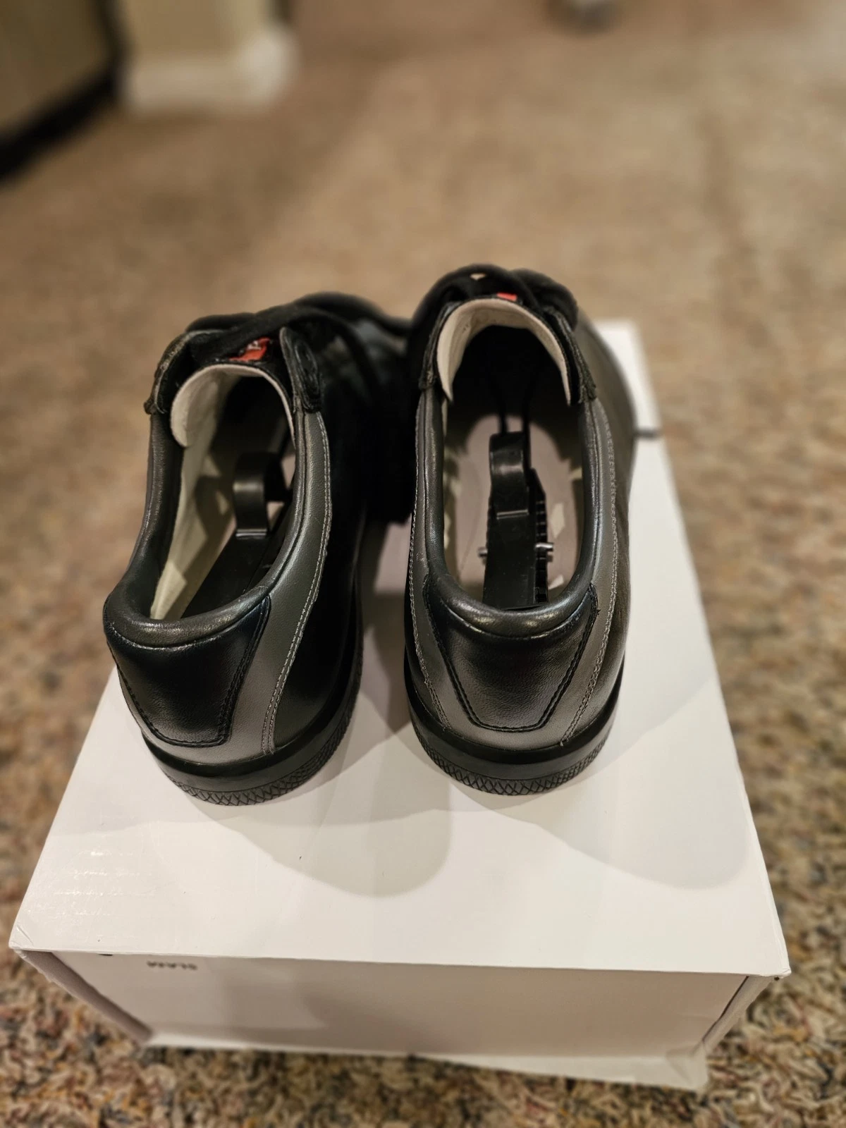 PRADA Men's Luxury Leather Shoes - UK 7.5 / US 8.5 - photo 3