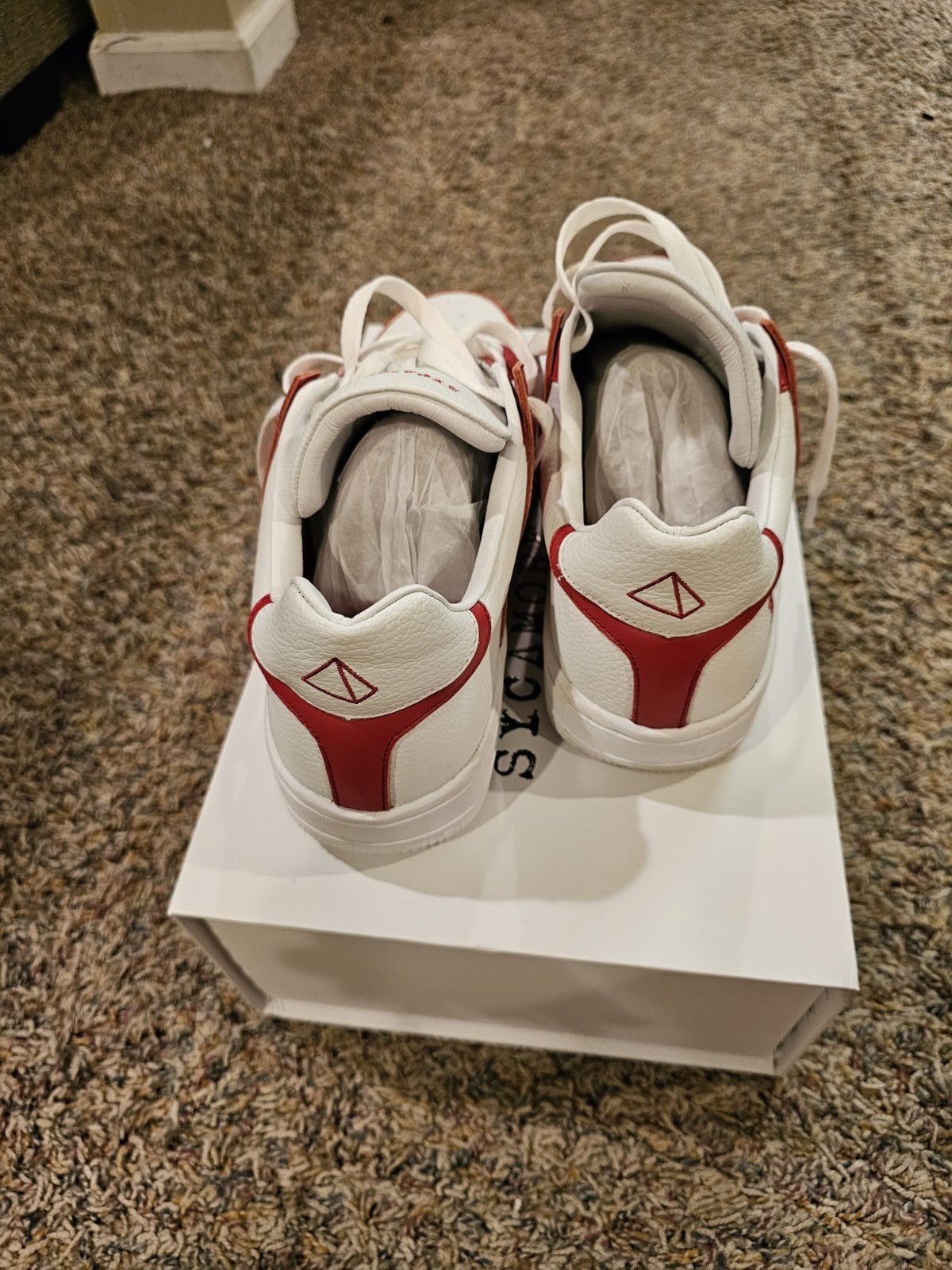 Sycamore Style SLAM Red White Men's Lace Up Sneakers - photo 4