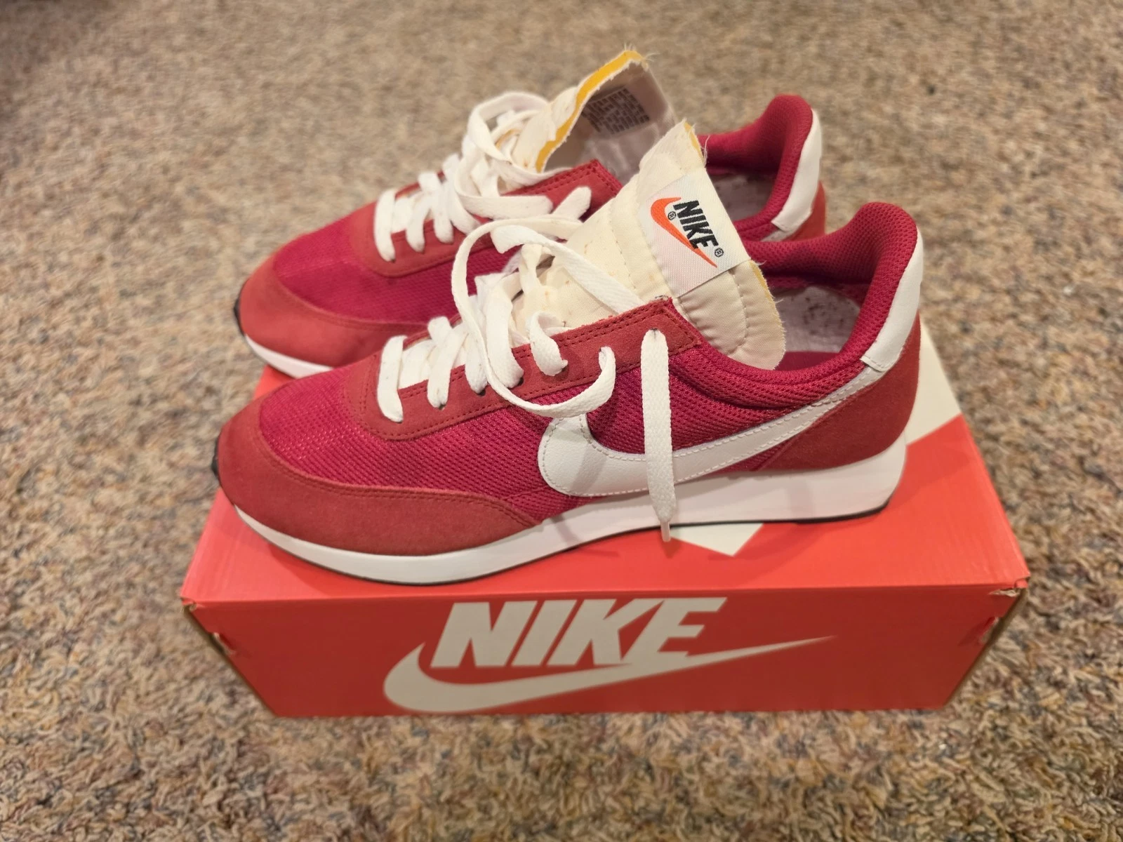 Nike Air Tailwind 79 Gym Red White Men's Sneakers Size 8.5