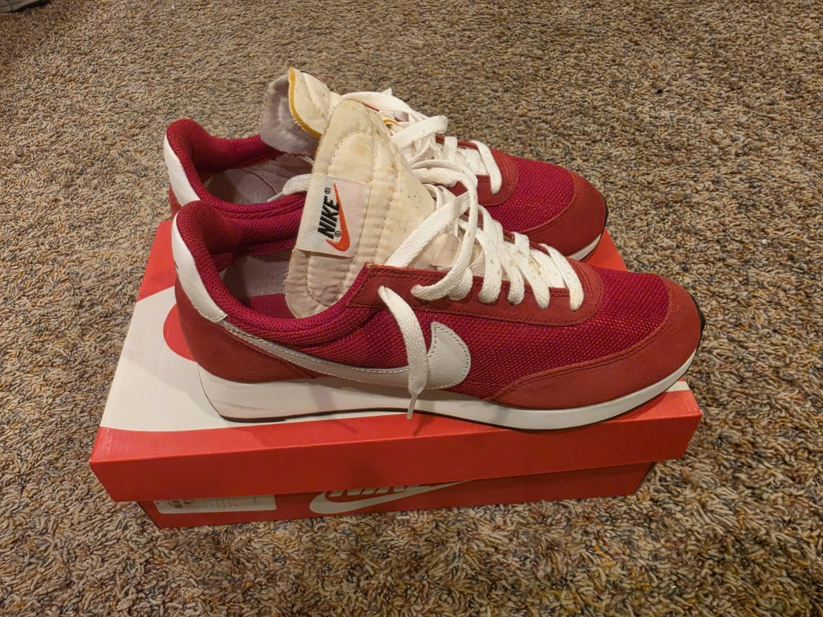 Nike Air Tailwind 79 Gym Red White Men's Sneakers Size 8.5 - photo 3
