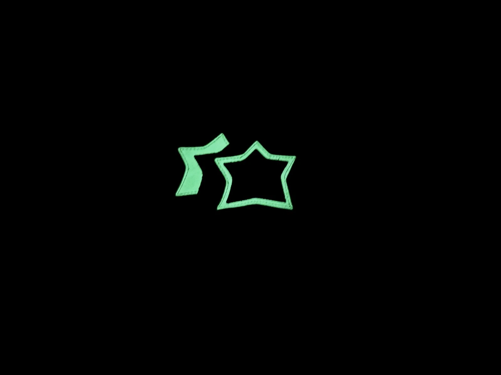 Men Atlantic Stars Size 42 (9) Sneakers Black Red Glow In Dark - photo 3