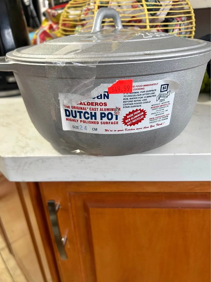 Calderos Cast Aluminum Dutch Pot 24cm (Oven Safe)
