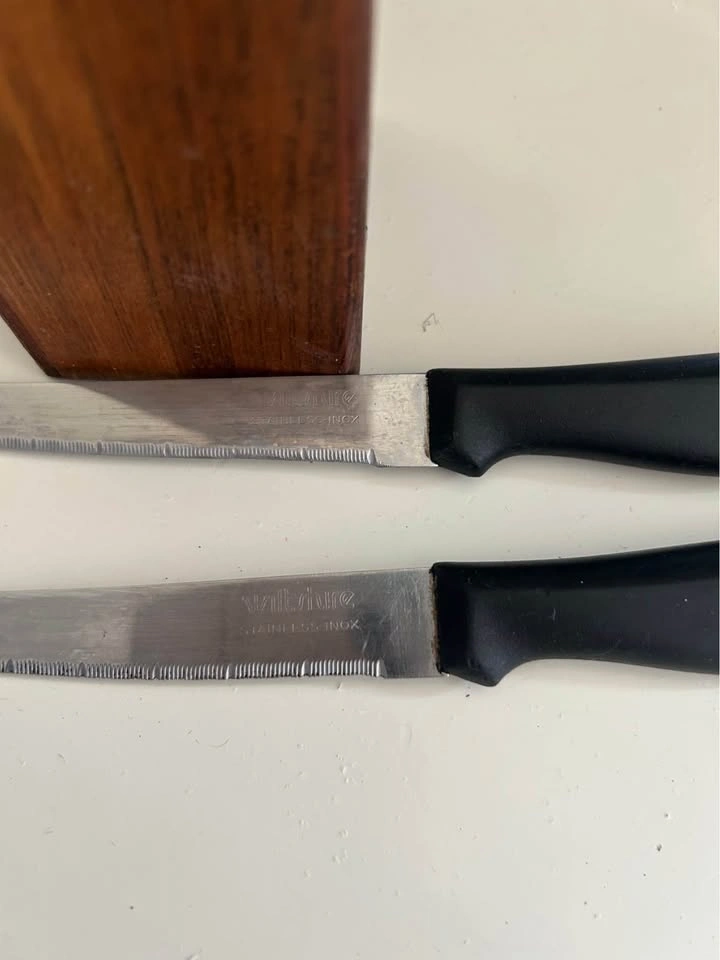 Vintage Wiltshire Knife Block Set with 6 Knives - photo 3