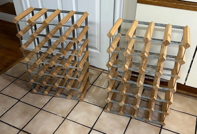 Two 28-Bottle Wine/Liquor Racks - Holds 56 Bottles - photo 2
