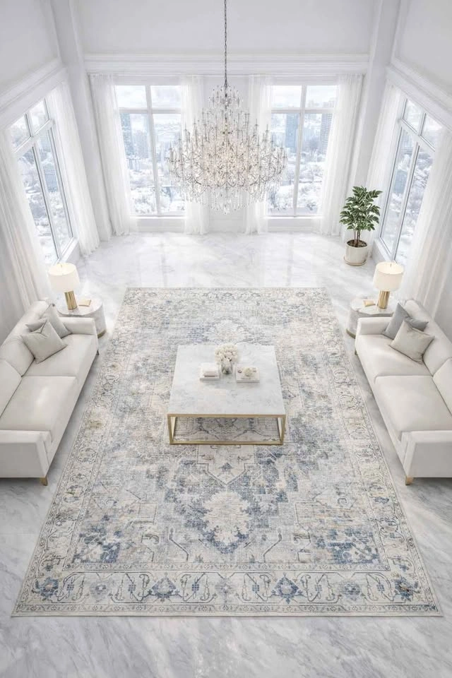 9x12 SKYE SMOOTH CHENILLE WASHABLE AREA RUG 🩶🆕 - photo 2