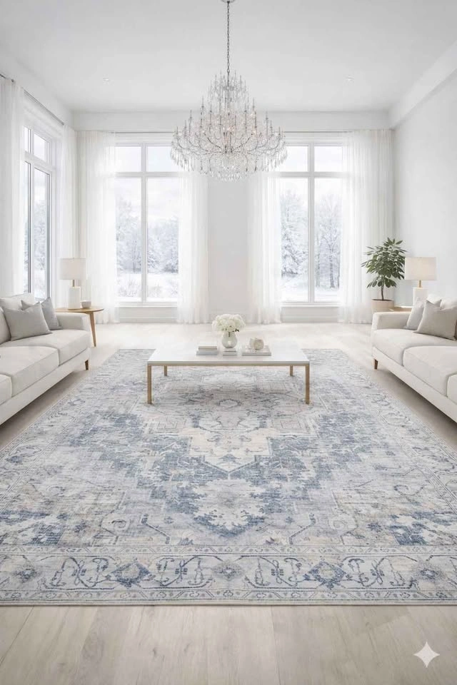9x12 SKYE SMOOTH CHENILLE WASHABLE AREA RUG 🩶🆕 - photo 5