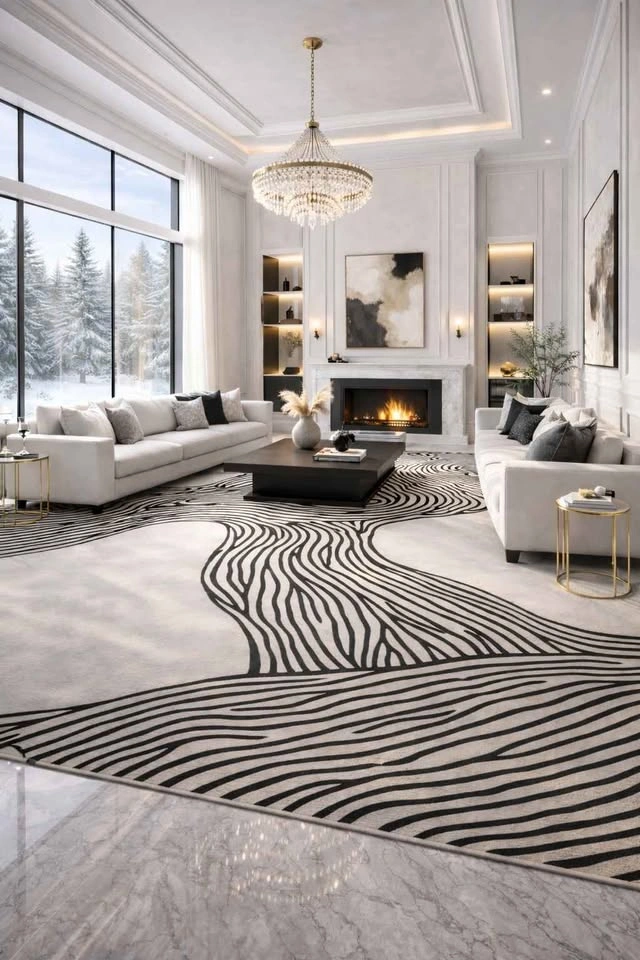 Soft Wave Area Rug 9x12 ft Large New Sealed - photo 3