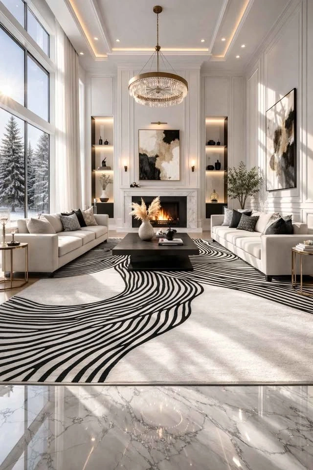 Soft Wave Area Rug 9x12 ft Large New Sealed - photo 5