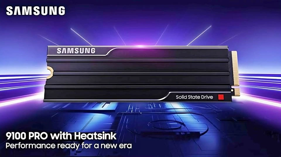 Samsung 9100 Pro HeatSink 1TB SSD (MZ-VAP1T0) - New