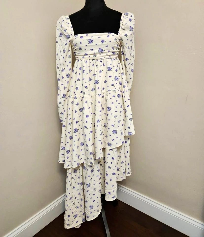WEWOREWHAT Sammy Asymmetrical Midi Dress
