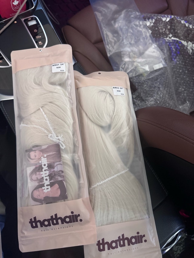 2 Sets Hair Extensions - 24" Synthetic - Shade 60#