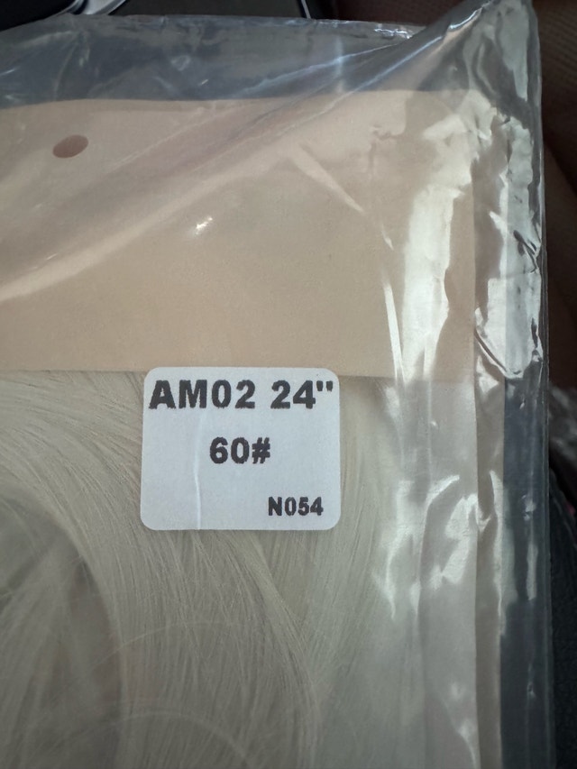 2 Sets Hair Extensions - 24" Synthetic - Shade 60# - photo 3
