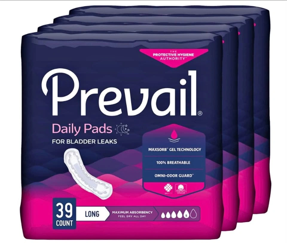 Prevail Bladder Control Pads - Maximum Absorbency