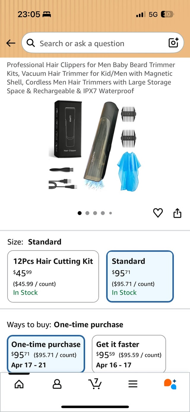 NEW - Hair Clipper Kit with Accessories